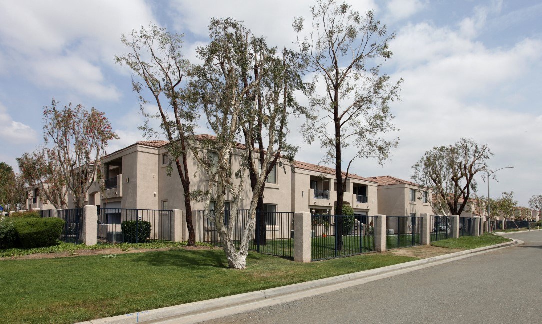 the building in which the apartments are located